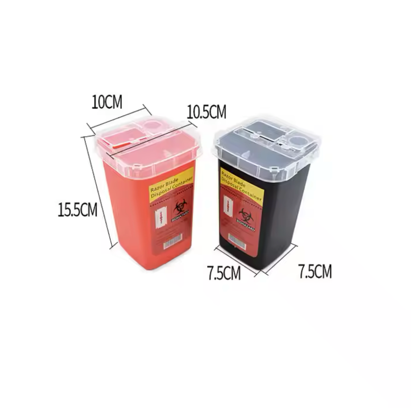 Használt borotva penge tároló edény