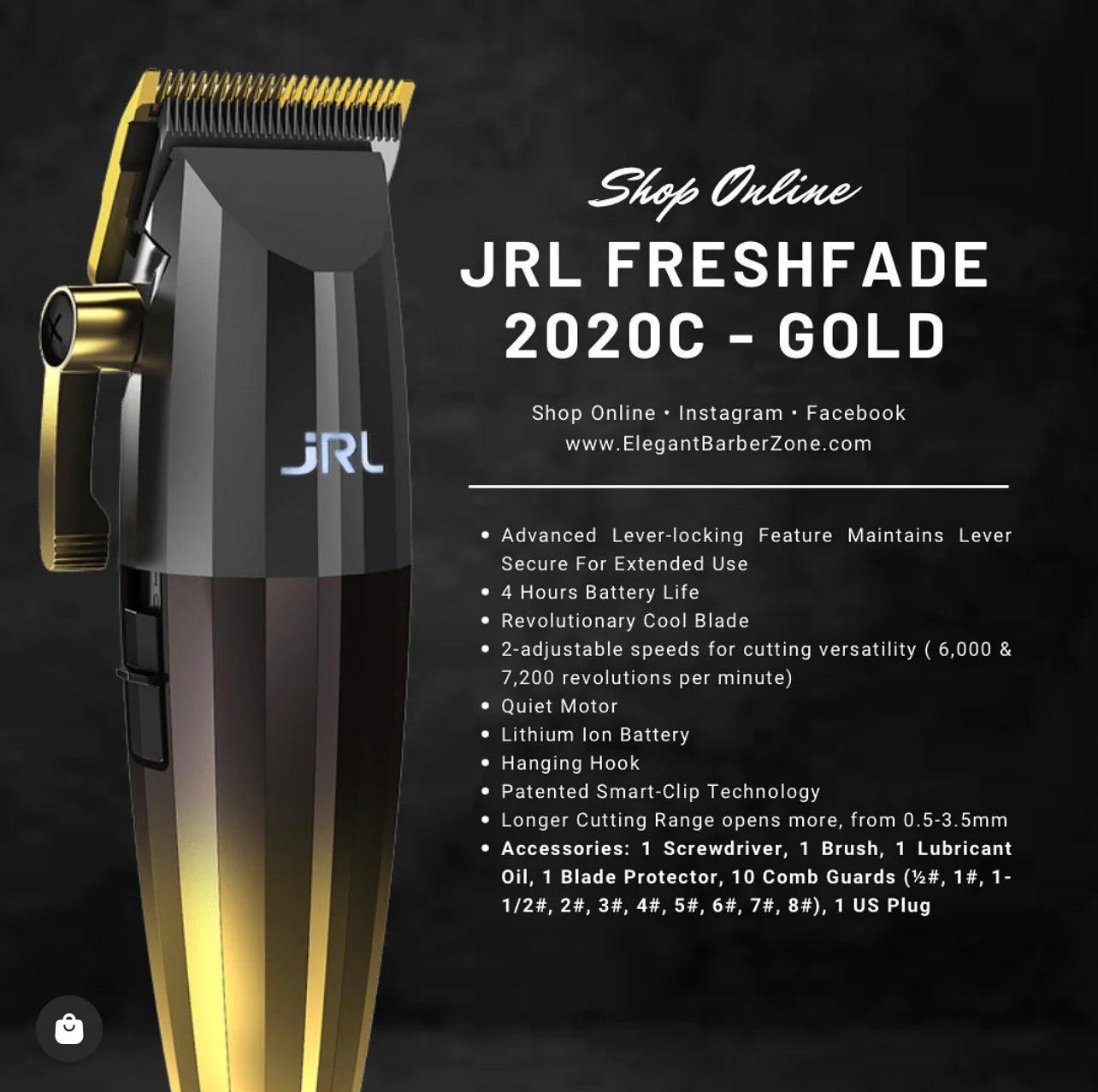 JRL FreshFade 2020C clipper gold