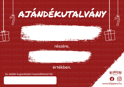 Ajándékutalvány (nyomtatott)